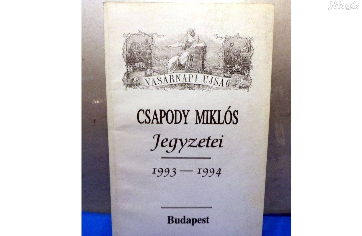 Csapody Miklós: Jegyzetei 1993 - 1994