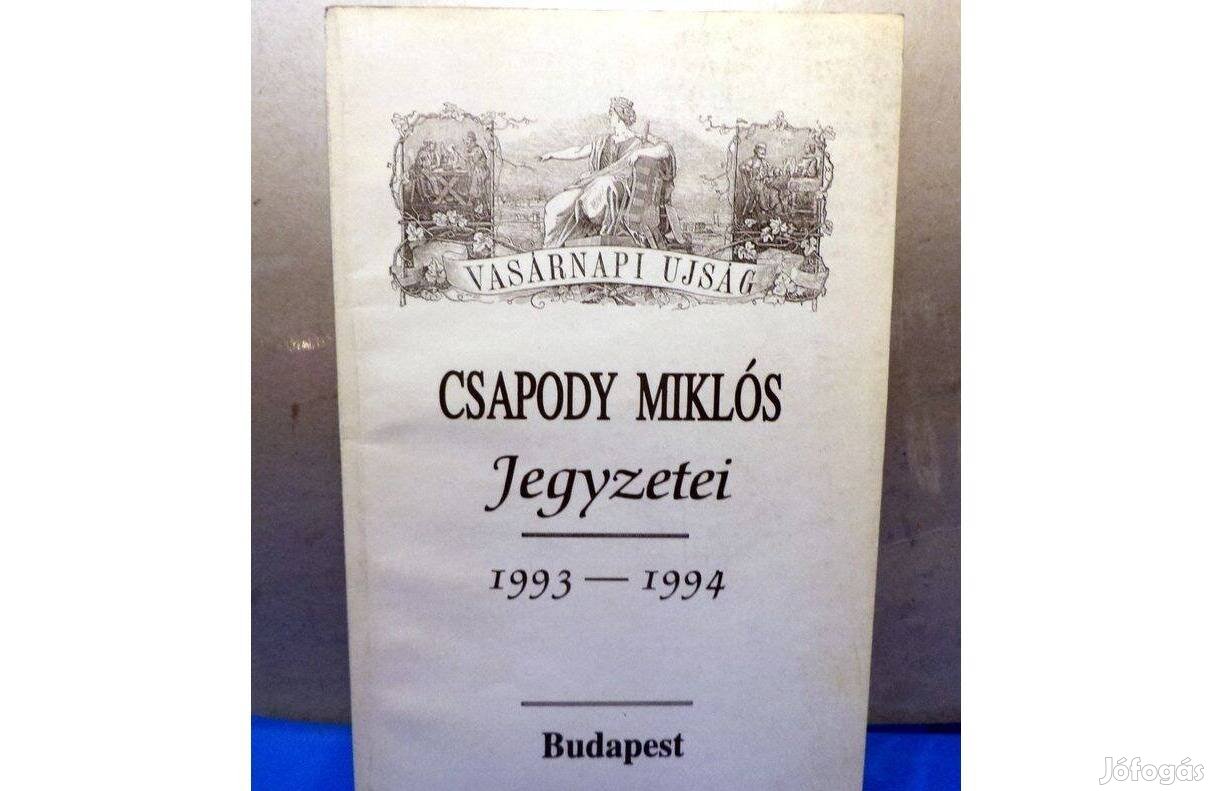 Csapody Miklós jegyzetei 1993 - 1994