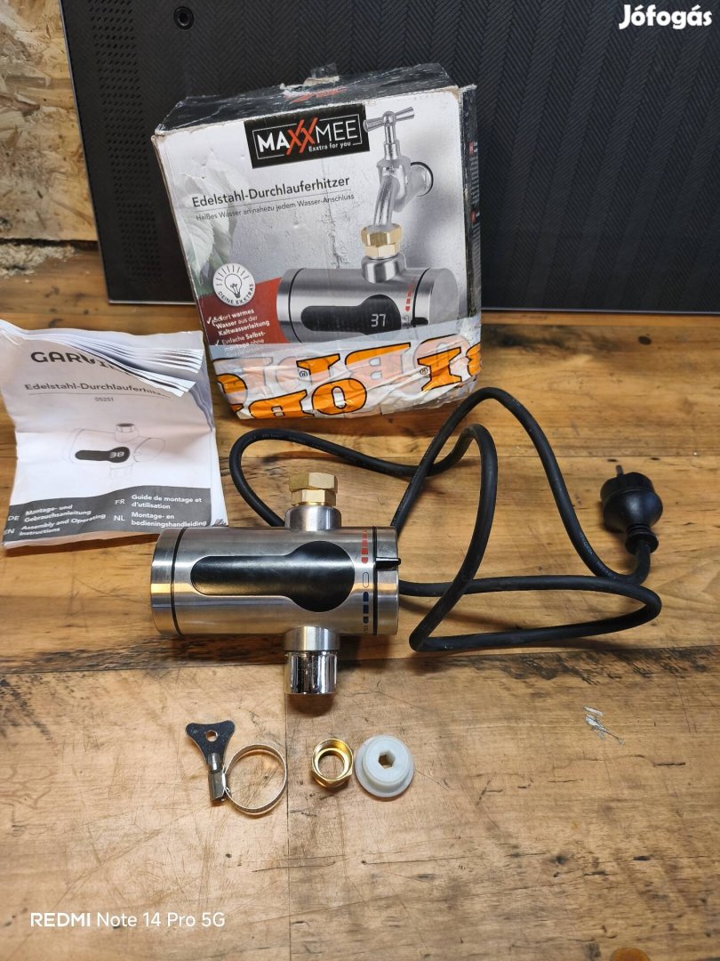 Csapra szerelhető elektromos vizmelegítő