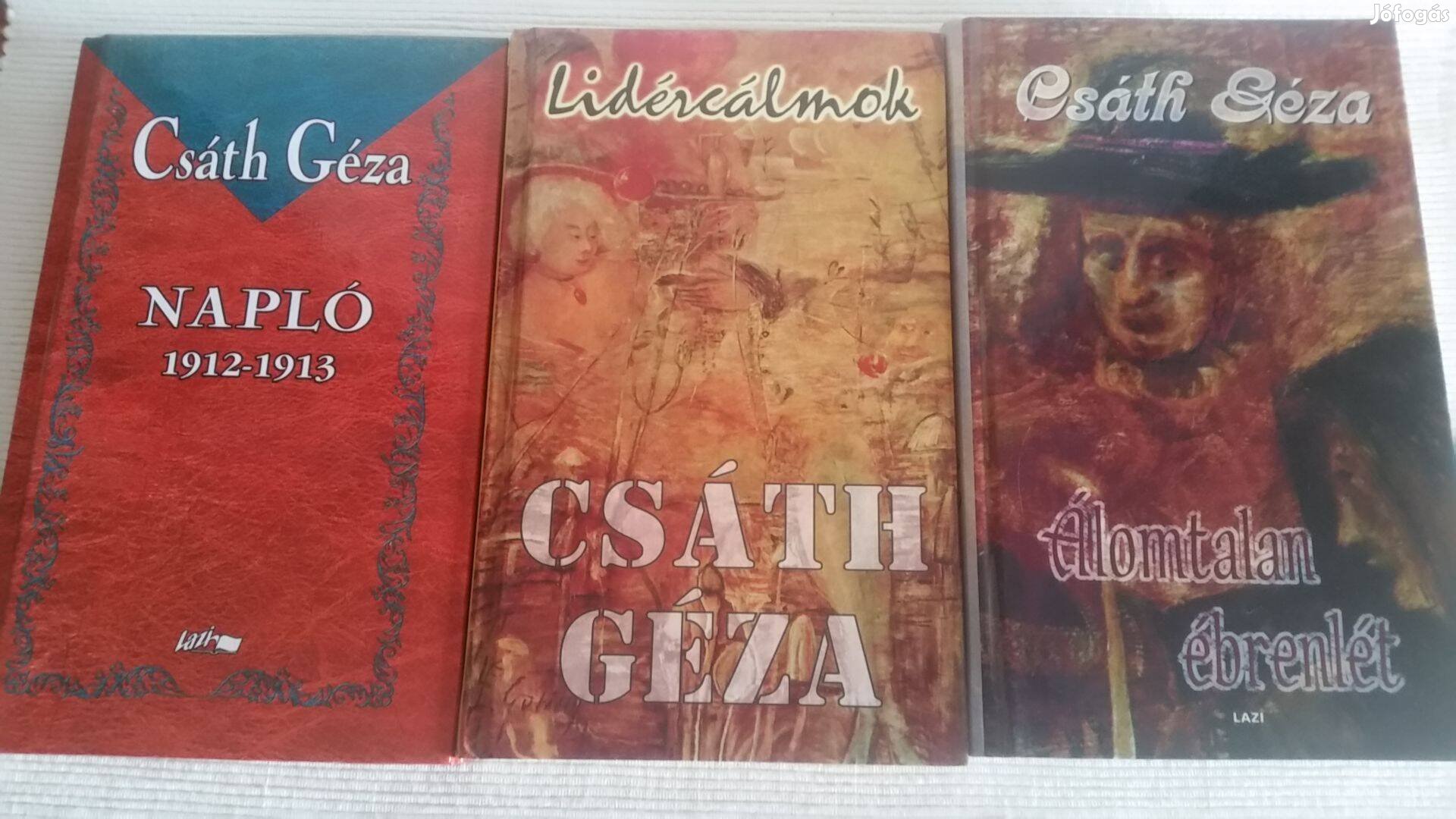 Csáth Géza művei - Napló Lidércálmok Álomtalan ébrenlét egy csomagban