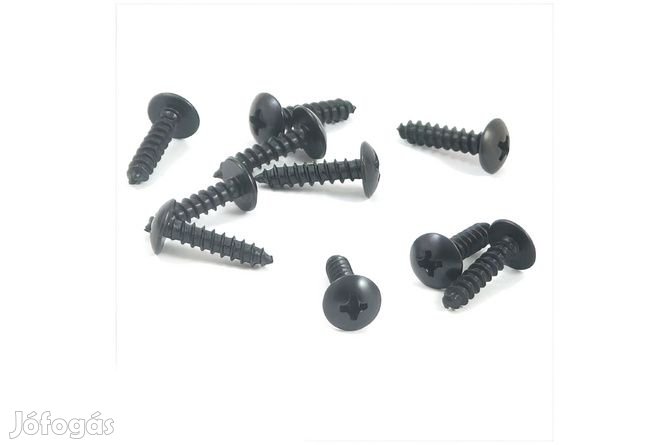 Csavar készlet 3,5x16mm fekete x10