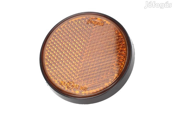 Csavarozható kör alakú narancssárga fényvisszaverő, 55 mm