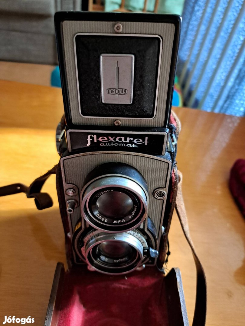 Cseh gyártmányú Flexaret automat fényképezőgép. 