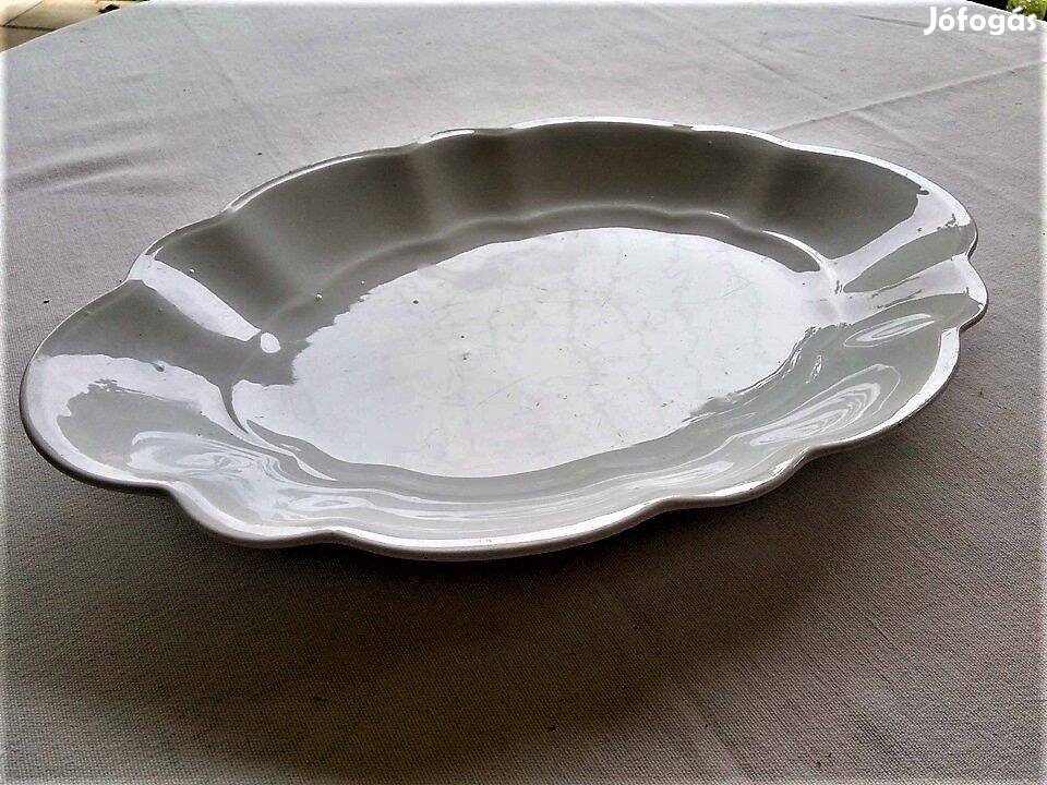 Cseh hófehér porcelán régi MZ Altrohlau CMR tál