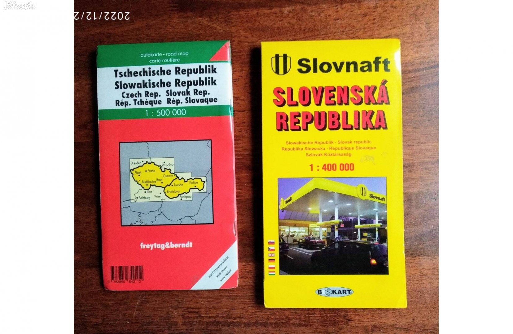 Csehország Szlovákia utikönyv és vagy autós térkép