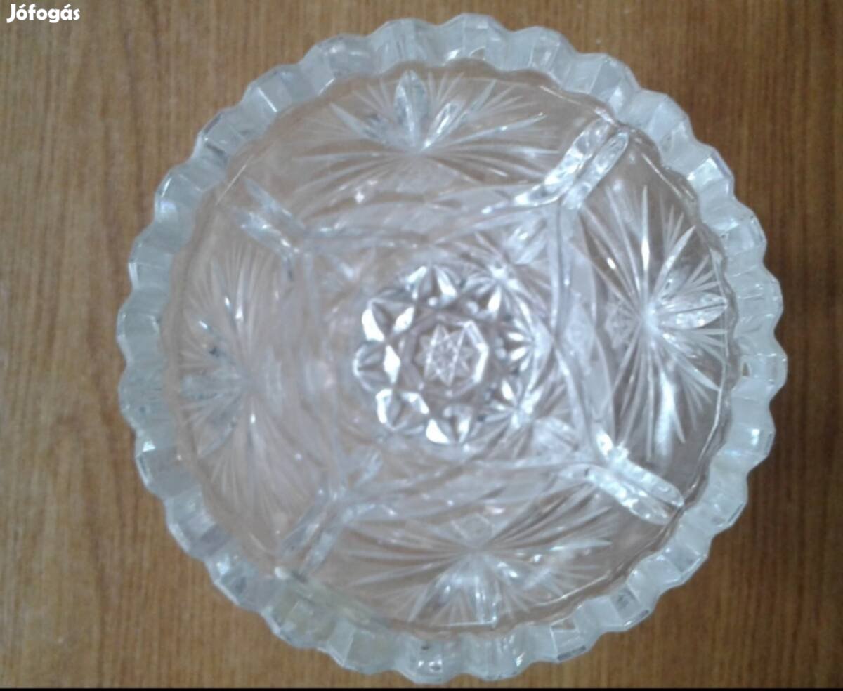 Csehszlovák kristály váza
