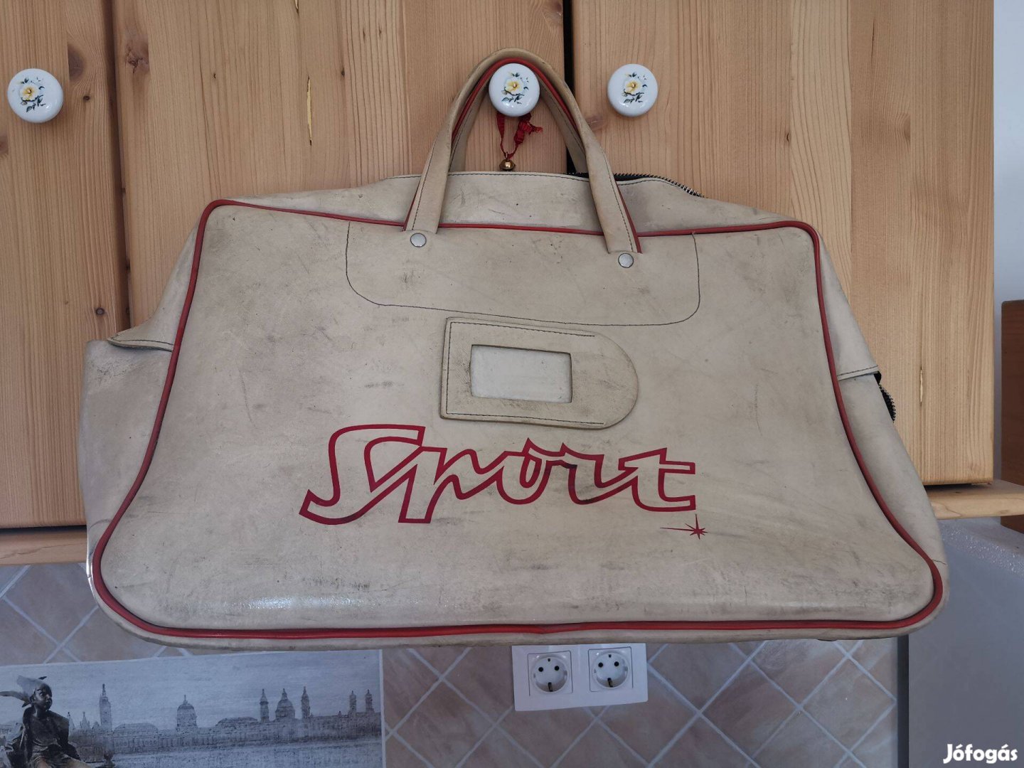 Csehszlovák műbőr sporttáska 70-es évekből - Ostrava