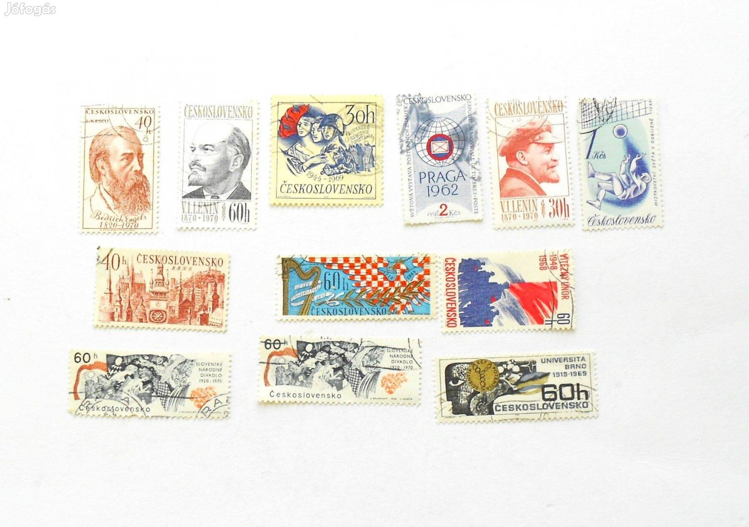 Csehszlovák retro bélyeg csomag