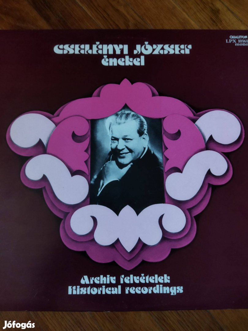 Cselényi József énekel - bakelit lemez