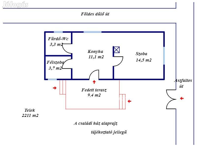 Csemői 38 nm-es ház eladó