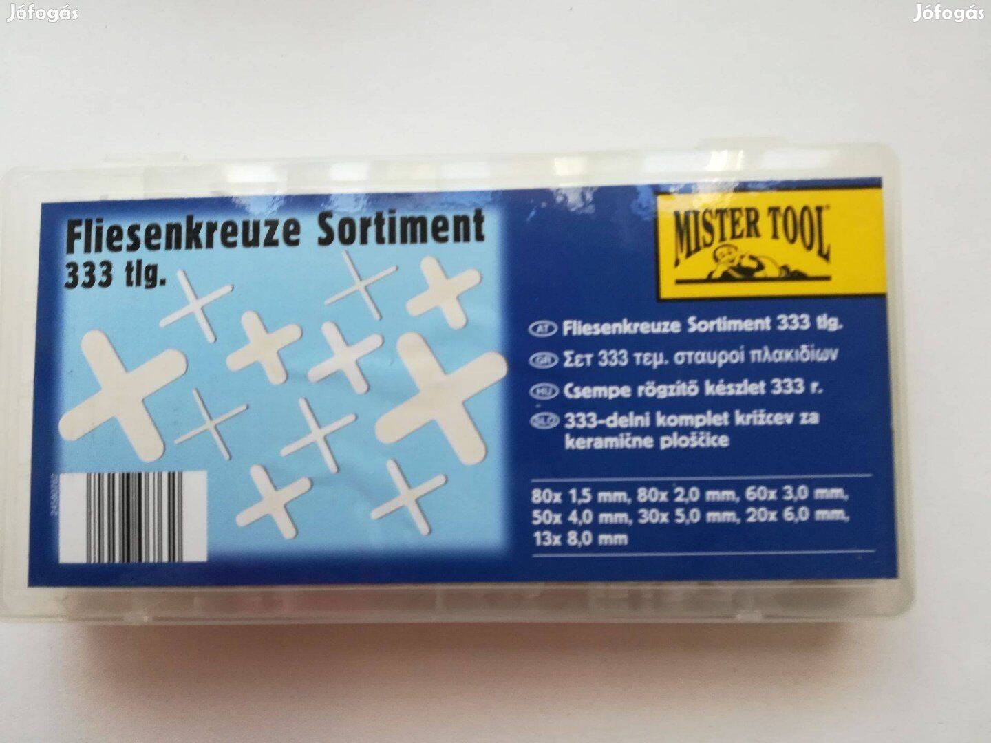 Csempe rögzítő kereszt Mister Tool 800Ft