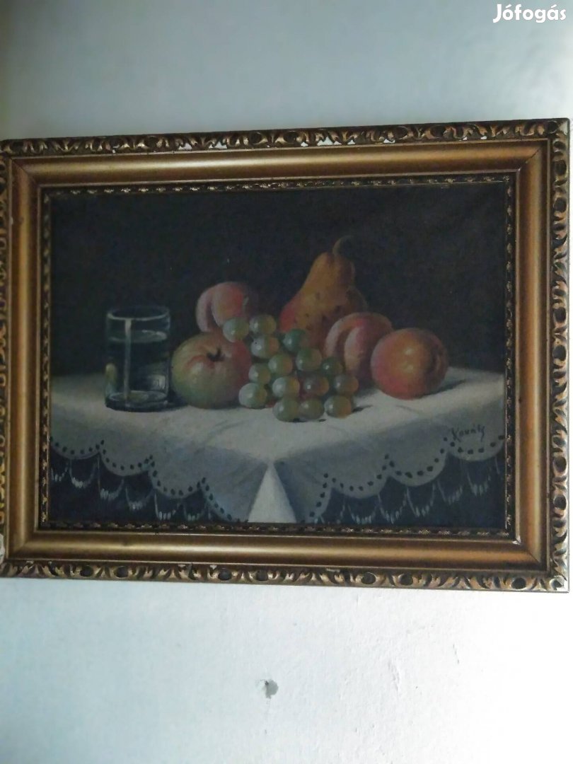 Csendélet Kováts szignóval