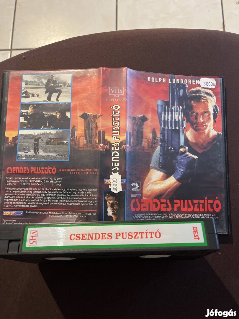 Csendes pusztitó akcio vhs