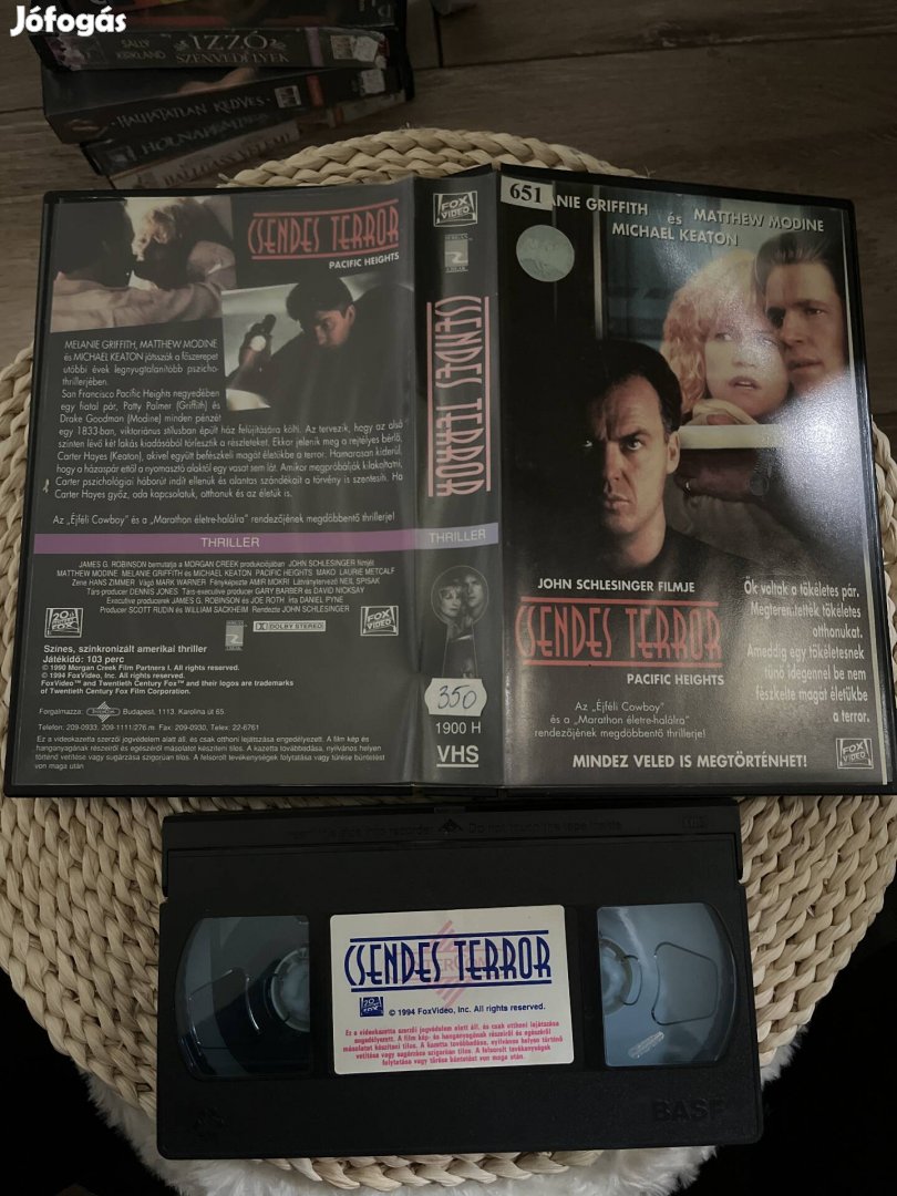 Csendes terror vhs film