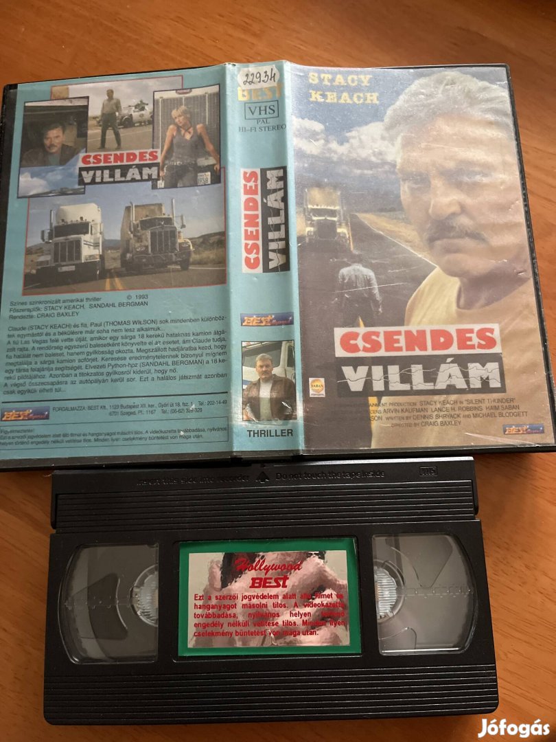 Csendes villám vhs 