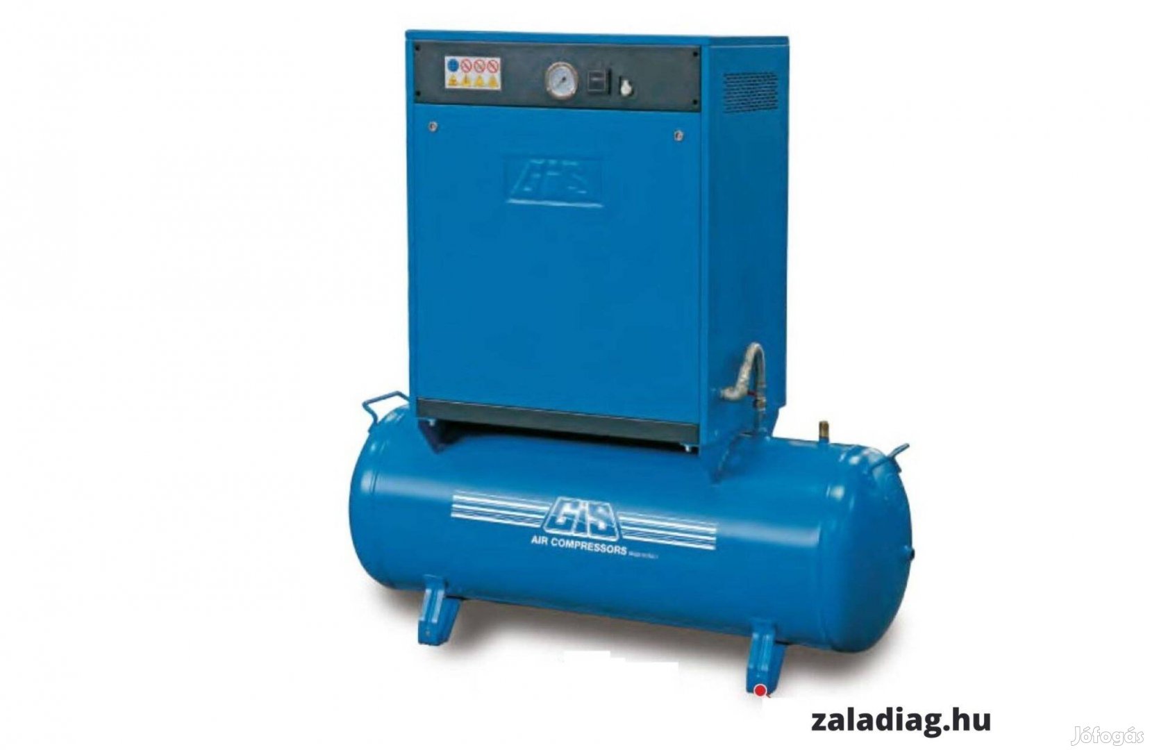 Csendesített kompresszor 24 + 200 L, 400 V