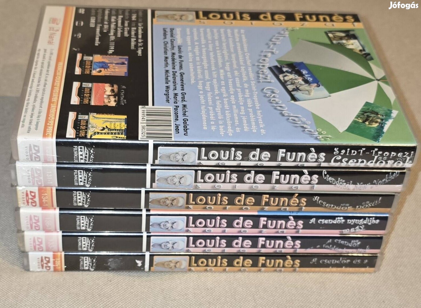Csendőr teljes sorozat-6 DVD-Louis de Funes 