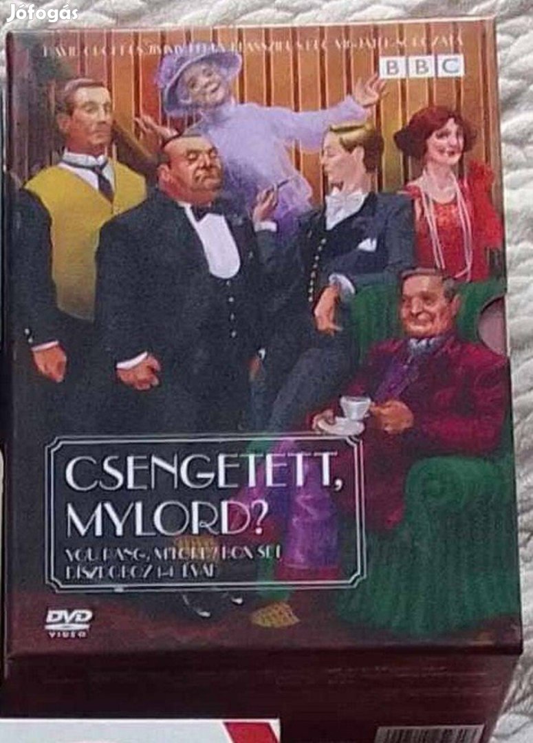 Csengetett, mylord? Díszdoboz - 1-4. évad (8 DVD, slipcase, sz+f)