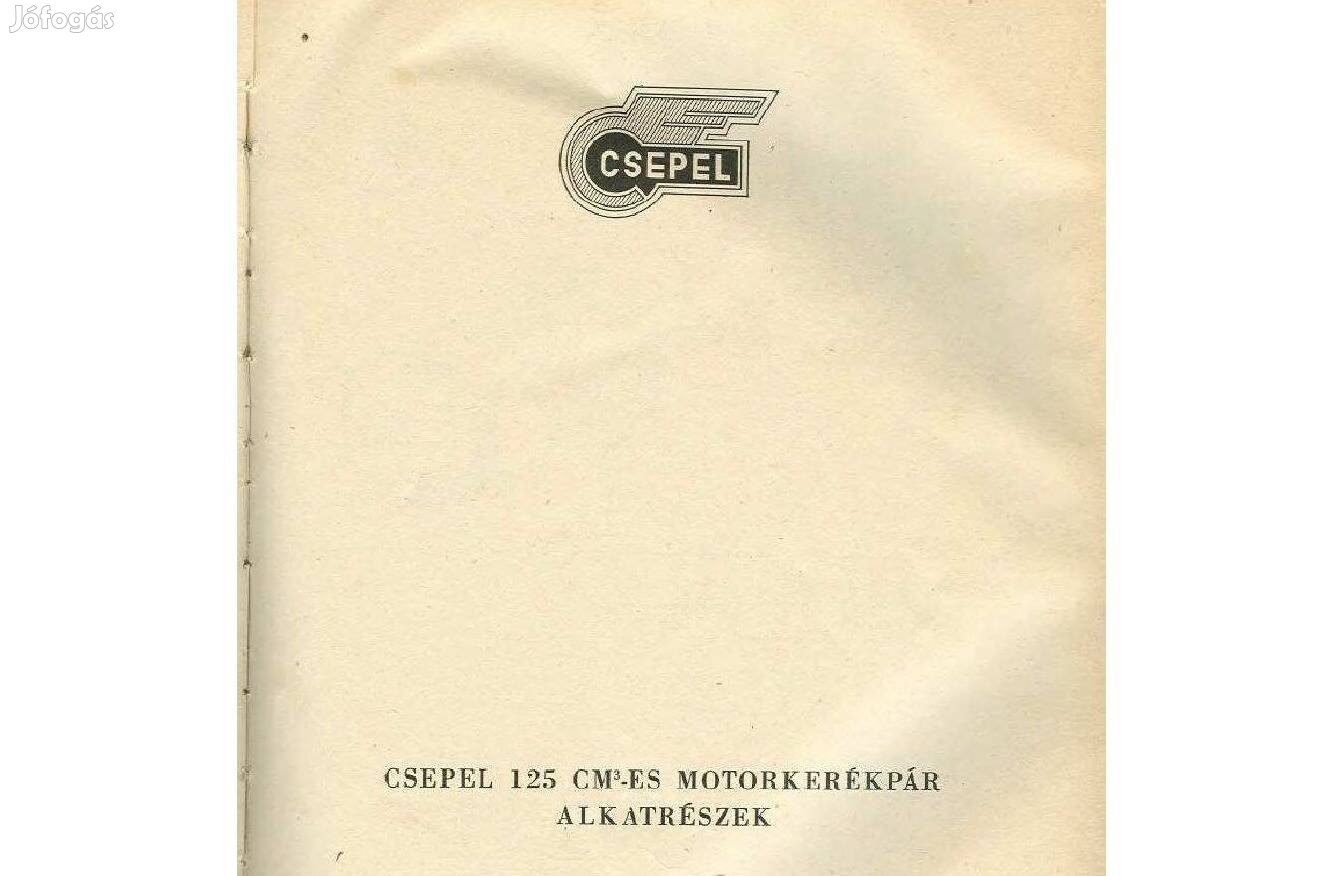 Csepel 125 alkatrész katalógus ( Magyar )