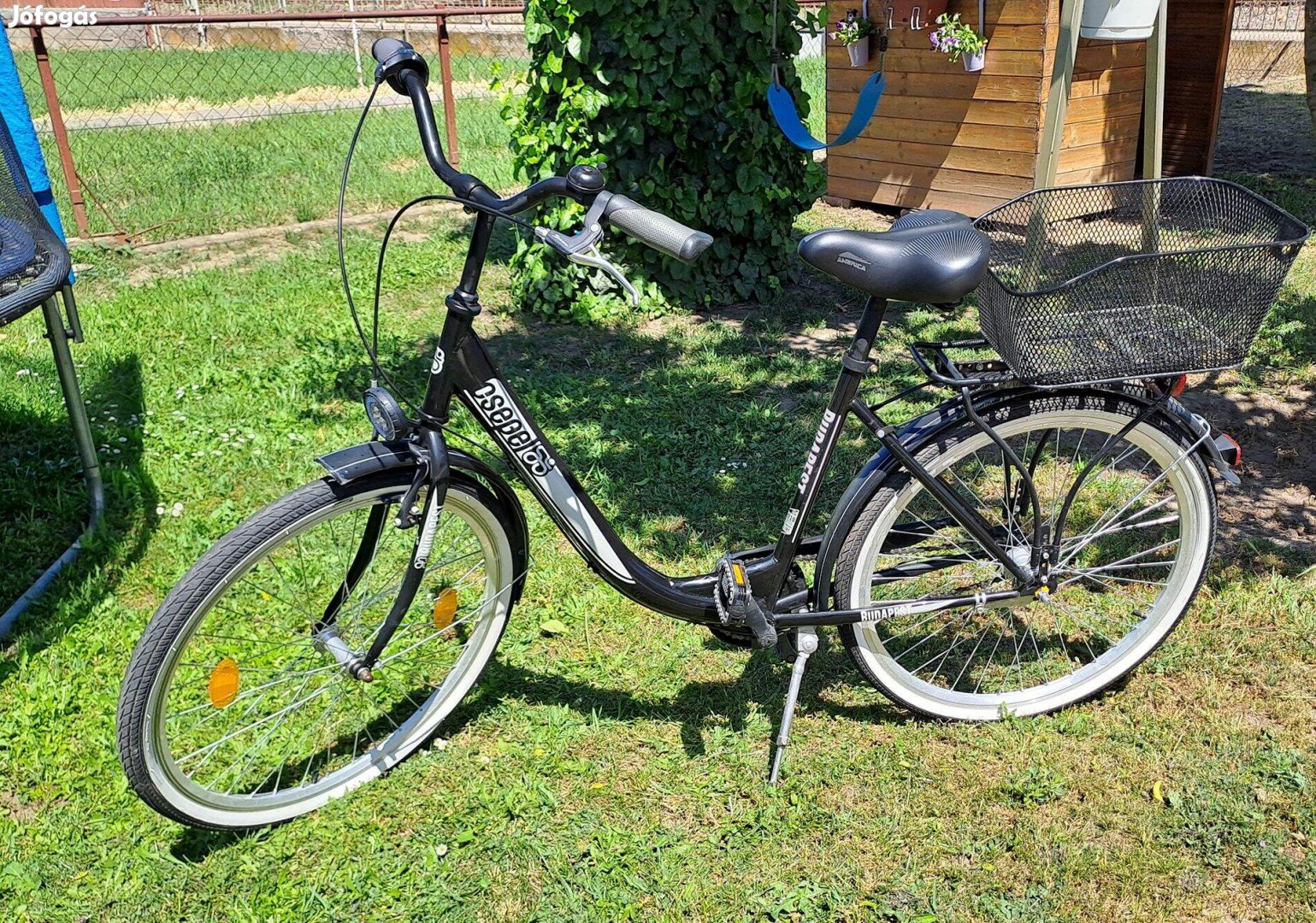 Csepel Budapest 26-os kerékpár bicikli fekete