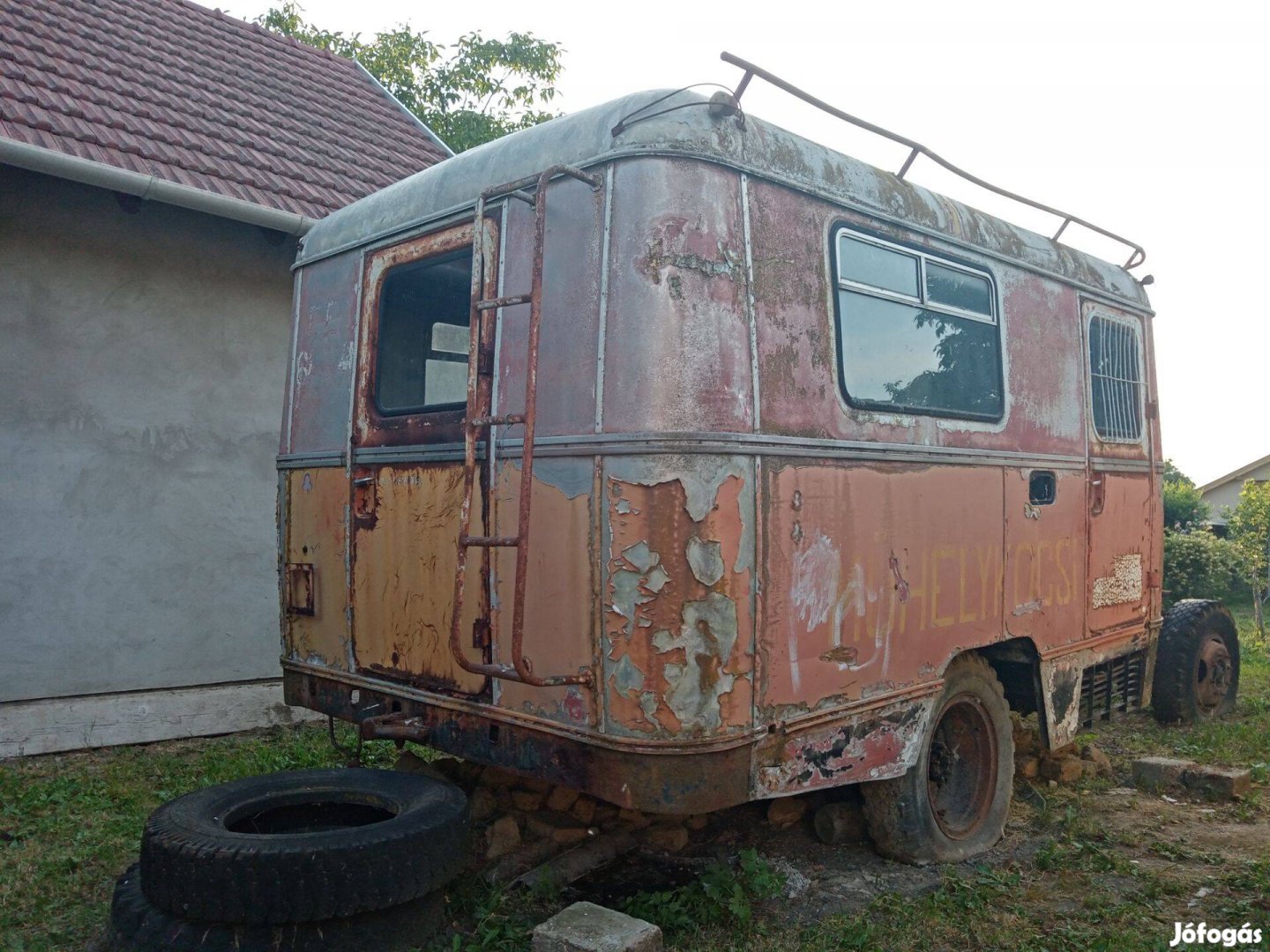 Csepel D450 műhelykocsi bódé alváz