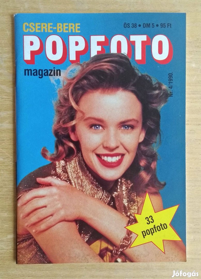 Csere-bere Popfoto magazin 1990 4. szám 33 fotóval