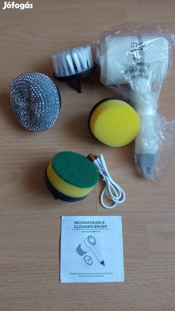 Cserélhető fejű USB tisztító kefe új nem használt 2000 Ft