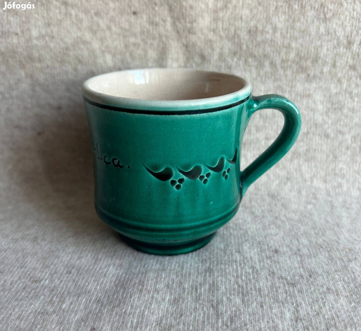 Csésze - kávés, bögre, zöld