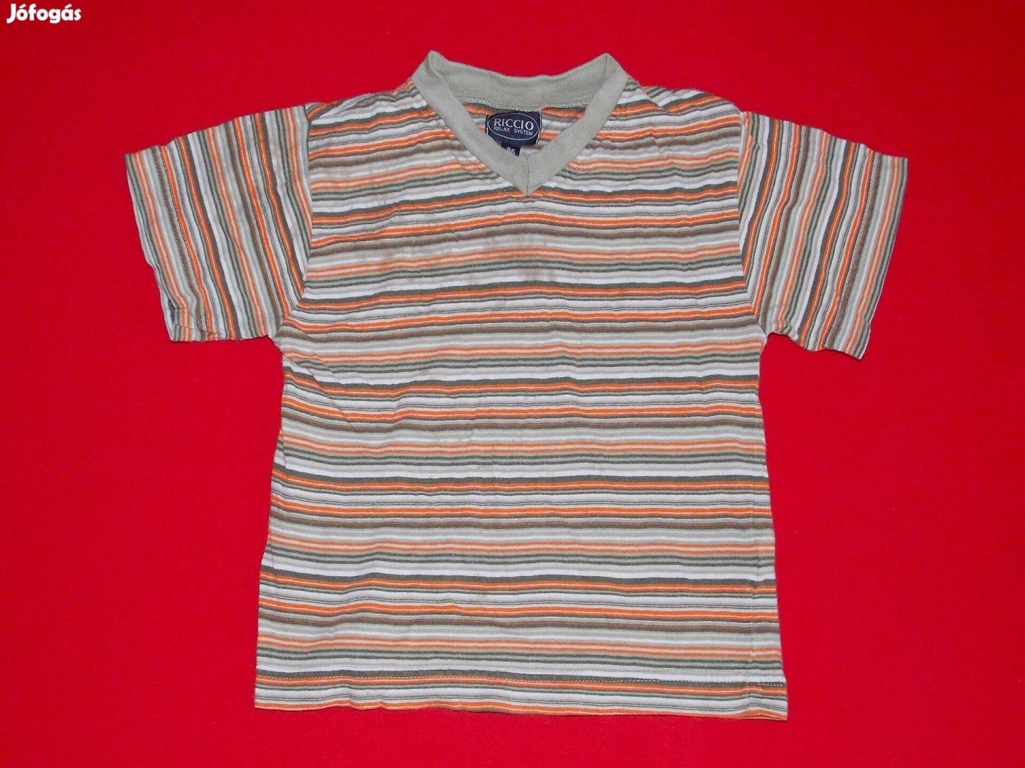 Csíkos póló 86-os, 1-2 évesre