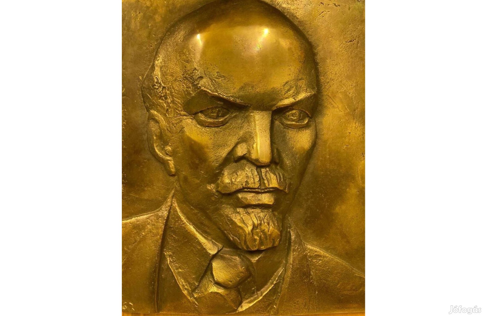 Csíkszentmihályi Róbert Kossuth díjas szobrász - Lenin c. bronz relief