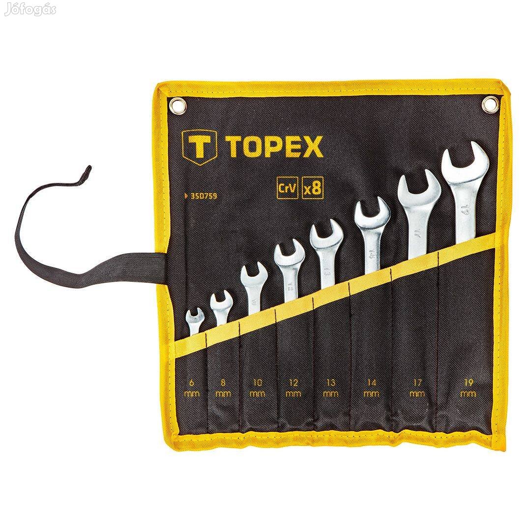 Csillag-villás kulcs készlet Topex 6-19mm 8 részes 35D759