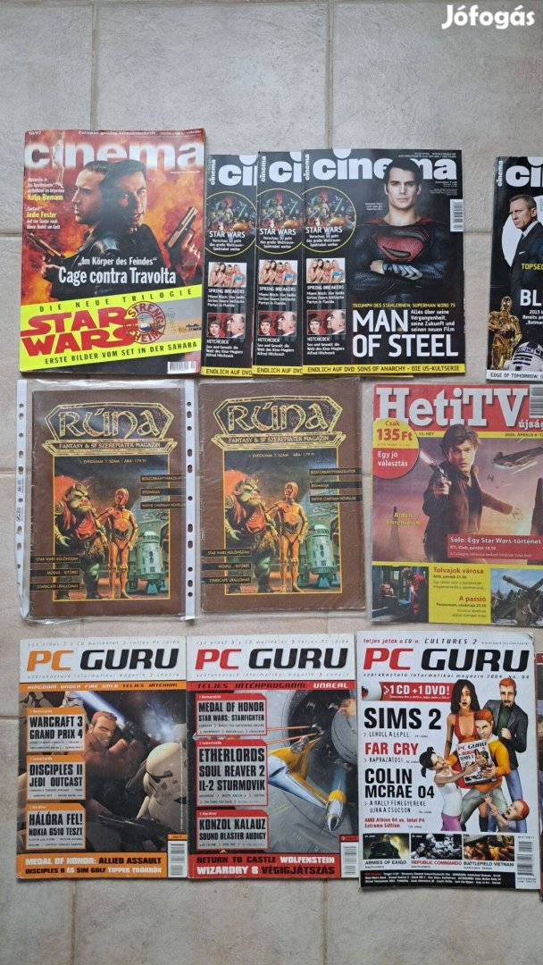 Csillagok Háborúja Star Wars mozis magazin csomag