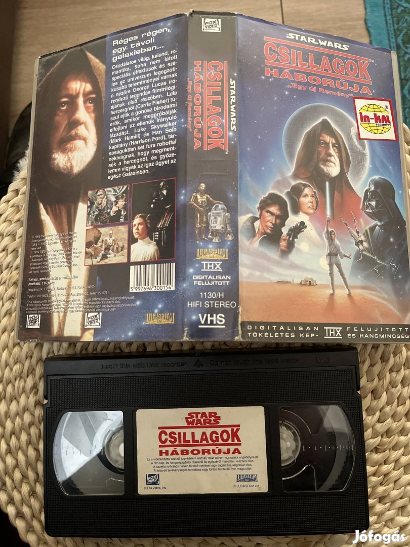 Csillagok háborúja vhs star wars