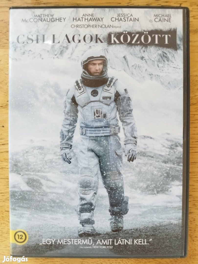 Csillagok között újszerű dvd Christopher Nolan