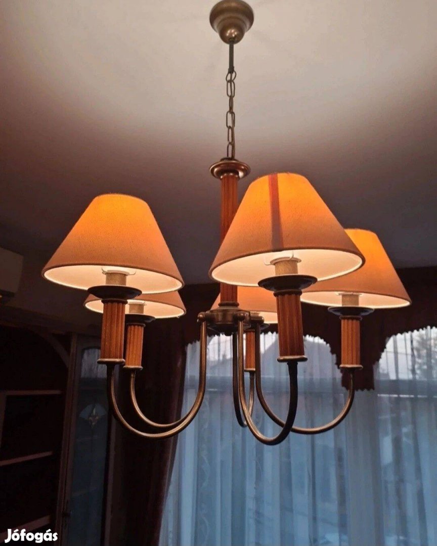 Csillár 5 ágú led izzókkal