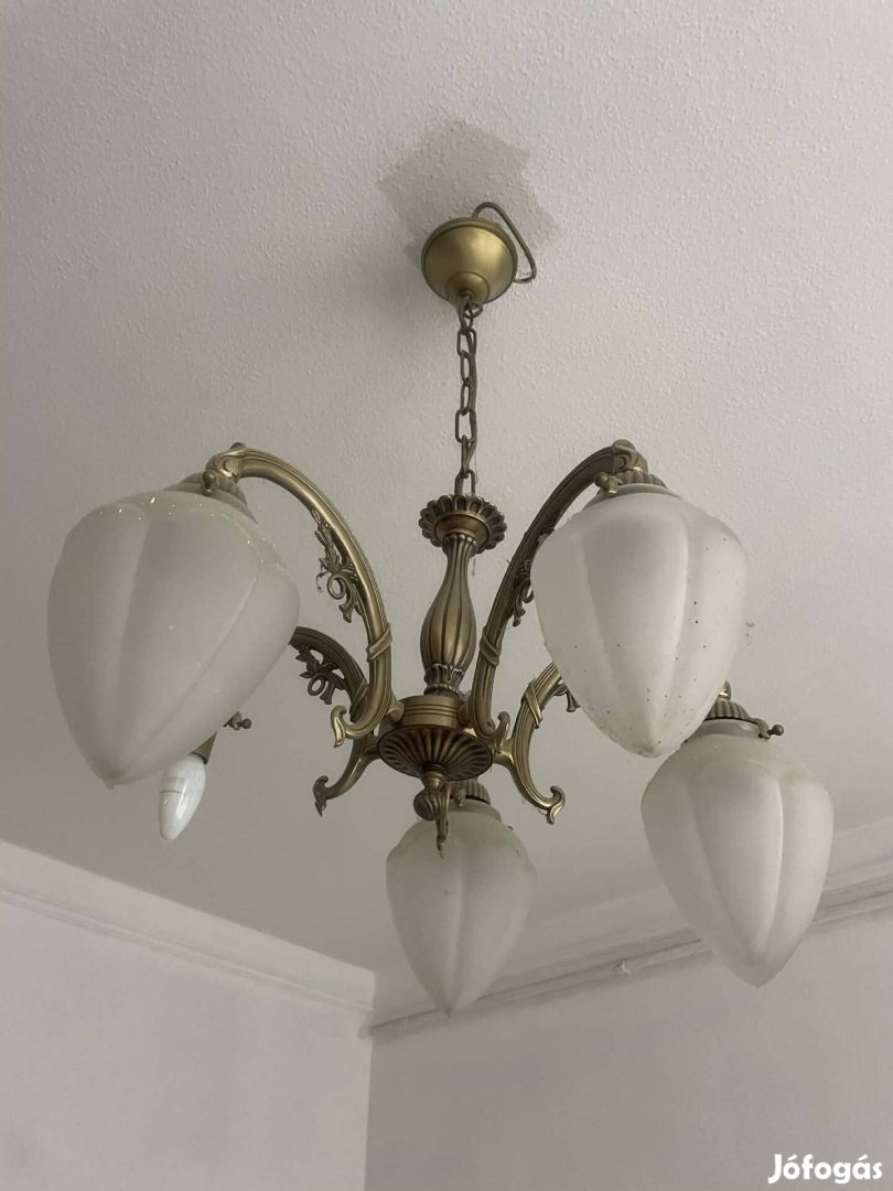 Csillár és fali lámpa szett