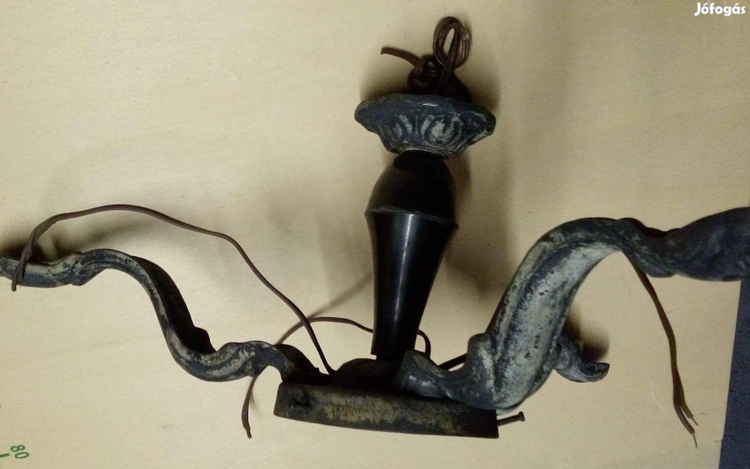 Csillár nagyon régi 3 ágú,-olcsón!51