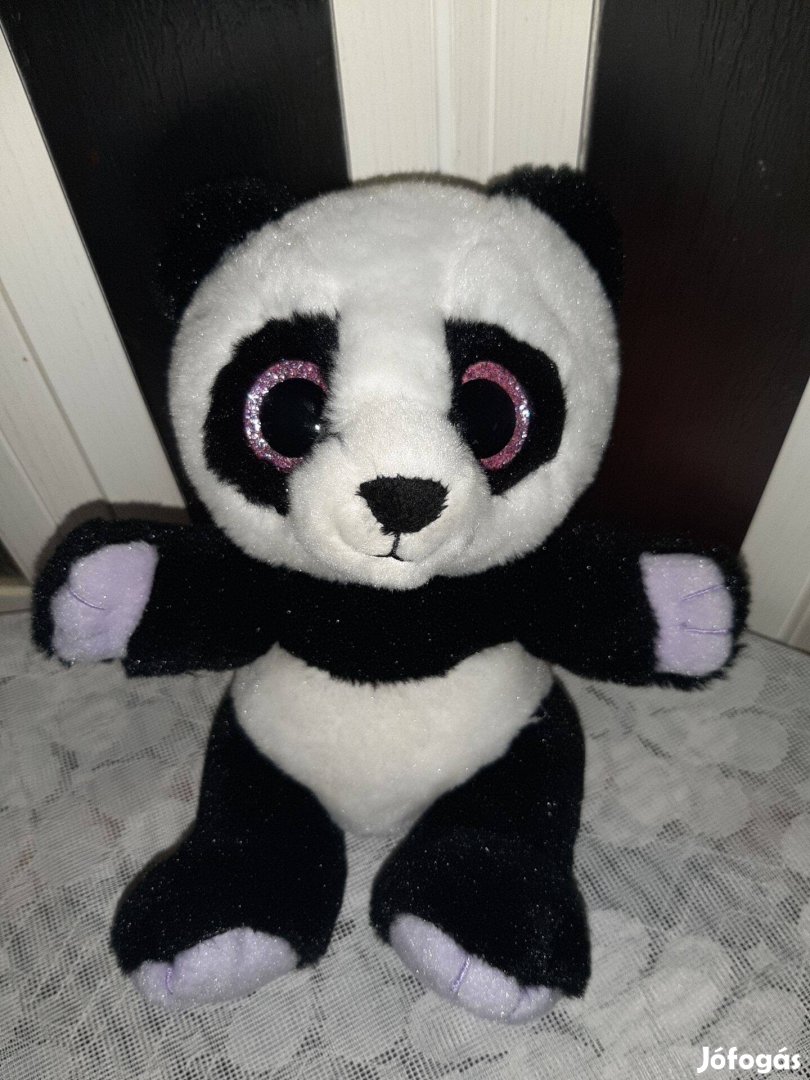 Csillogó szemű panda 25 cm