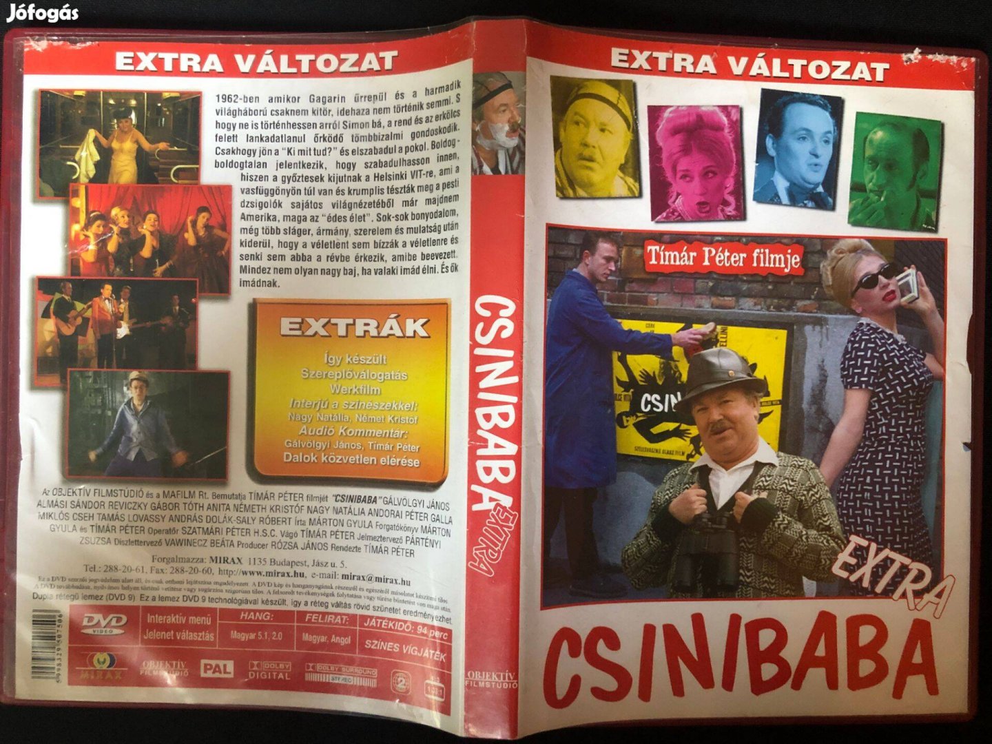 Csinibaba DVD (extra változat, Gálvölgyi-Galla-Reviczky)