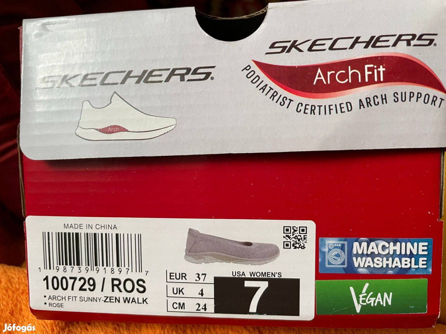 Csinos Skechers balerinacipő 37-es rosé