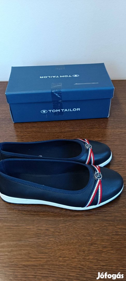 Csinos, divatos Tom Tailor női tavaszi balerina cipő 40/41 méret