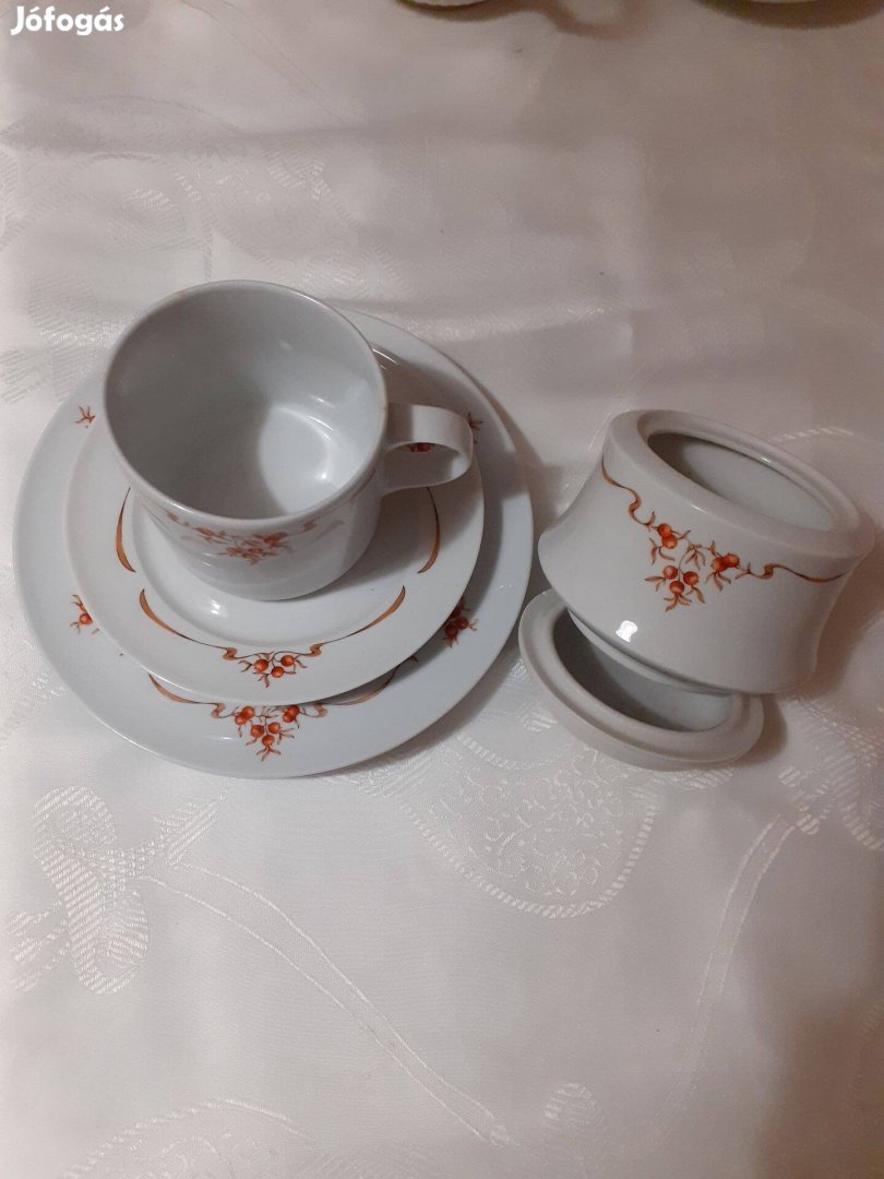 Csipkebogyós alföldi porcelán