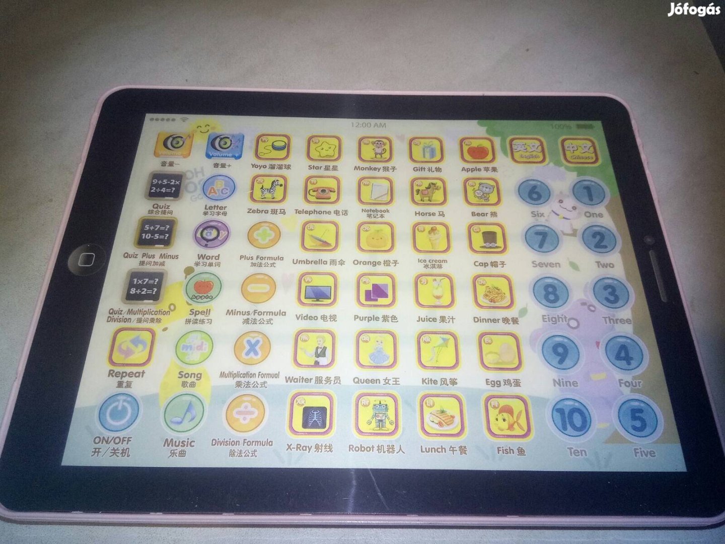 Csipogos jatek tablet gyerekeknek