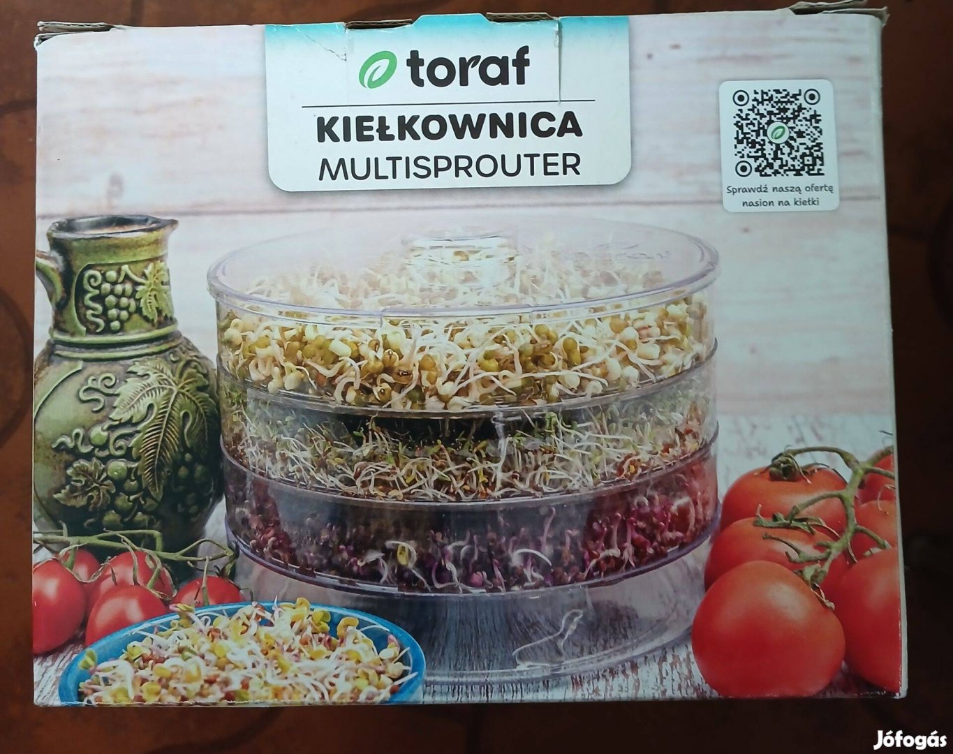 Csíráztató berendezés,tálak,szettben,új!80