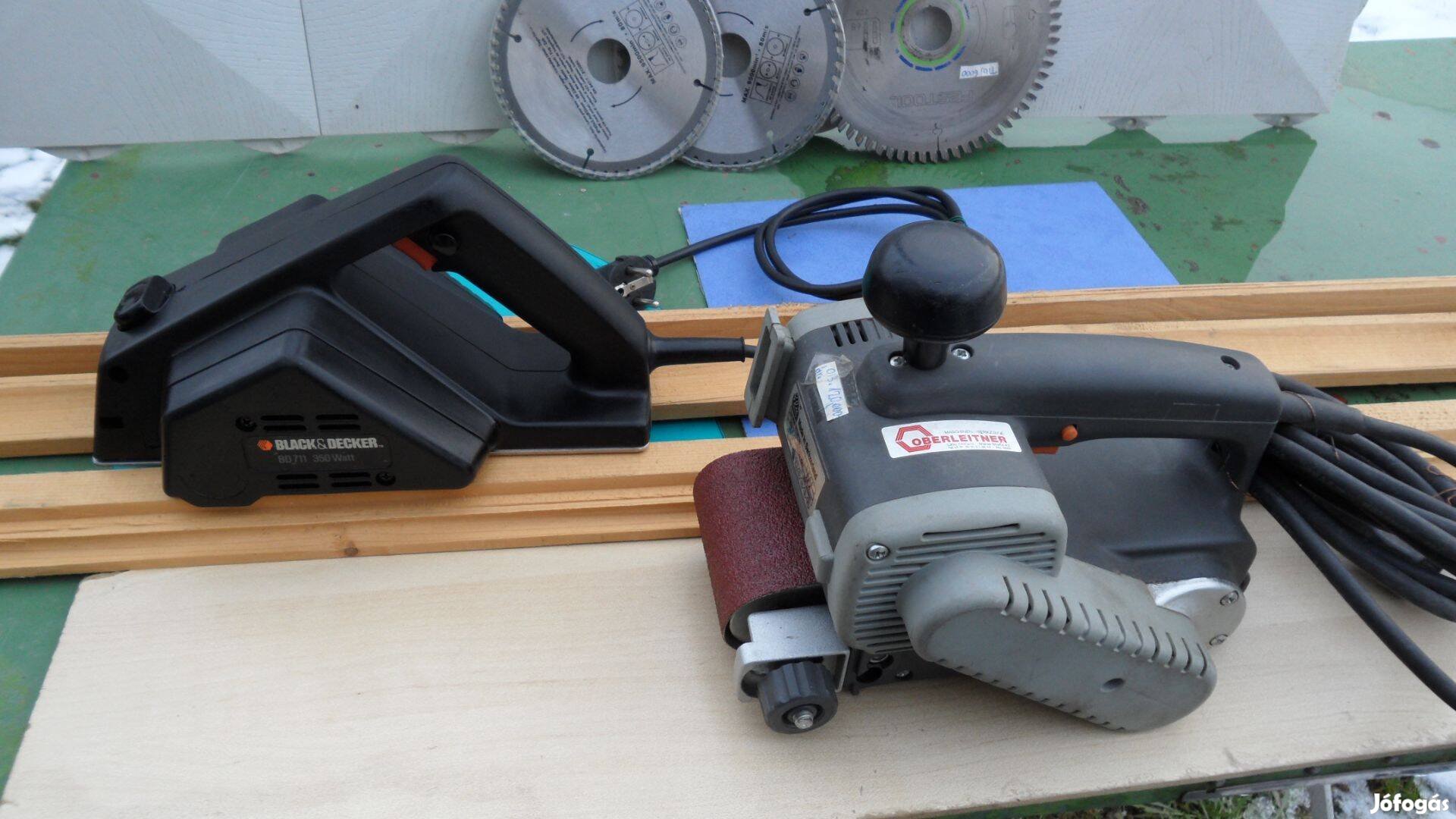 Csiszoló gép, (szalagos) Dewalt ELU 80 mm fákra-fémekre stb Metabo