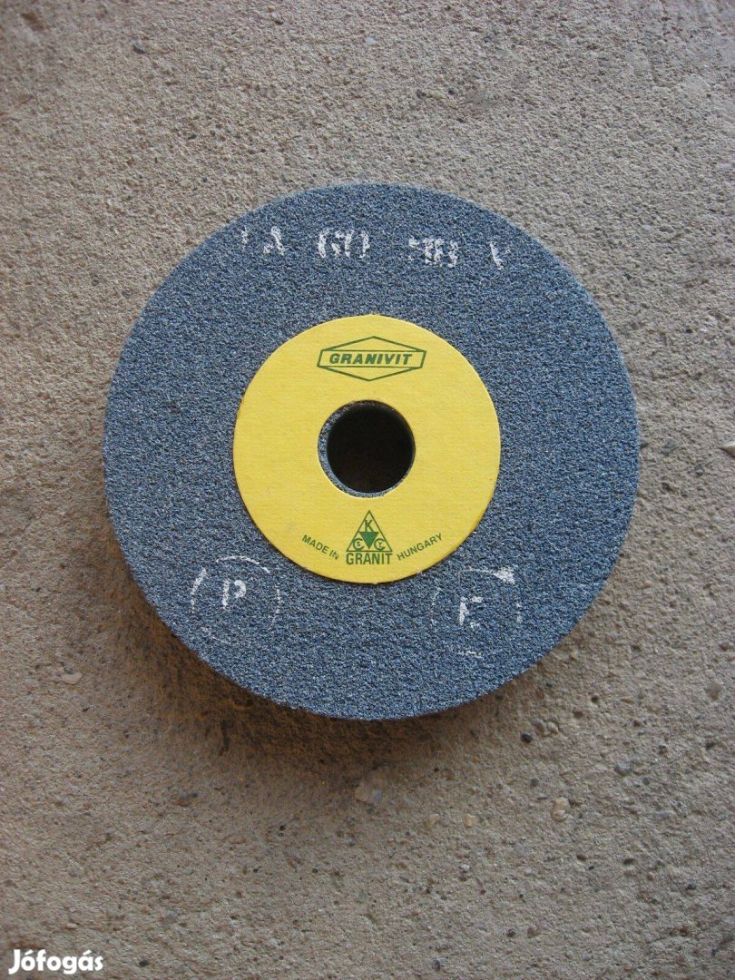 Csiszoló korong 125x20x20 mm-es, 60-as szemcsével,
