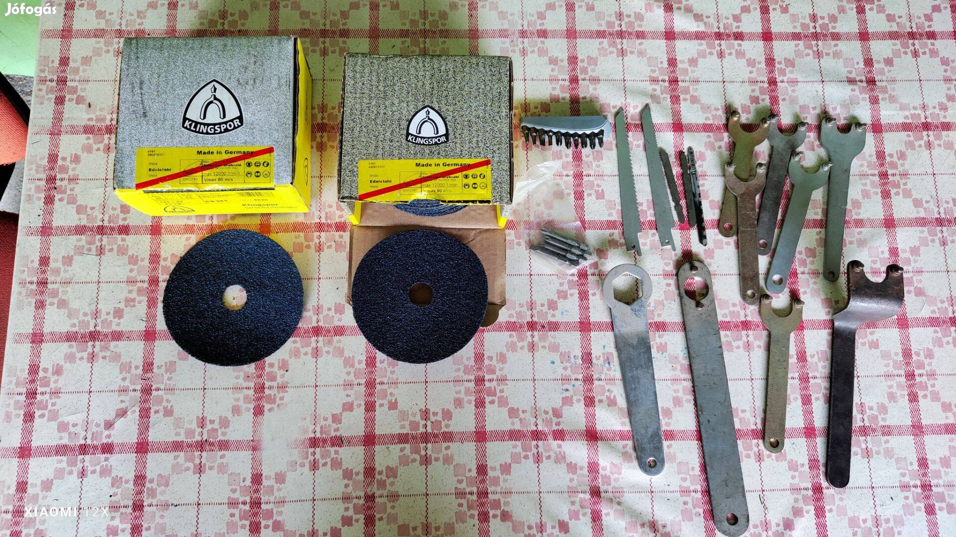 Csiszoló korongok 125, tös papir ,