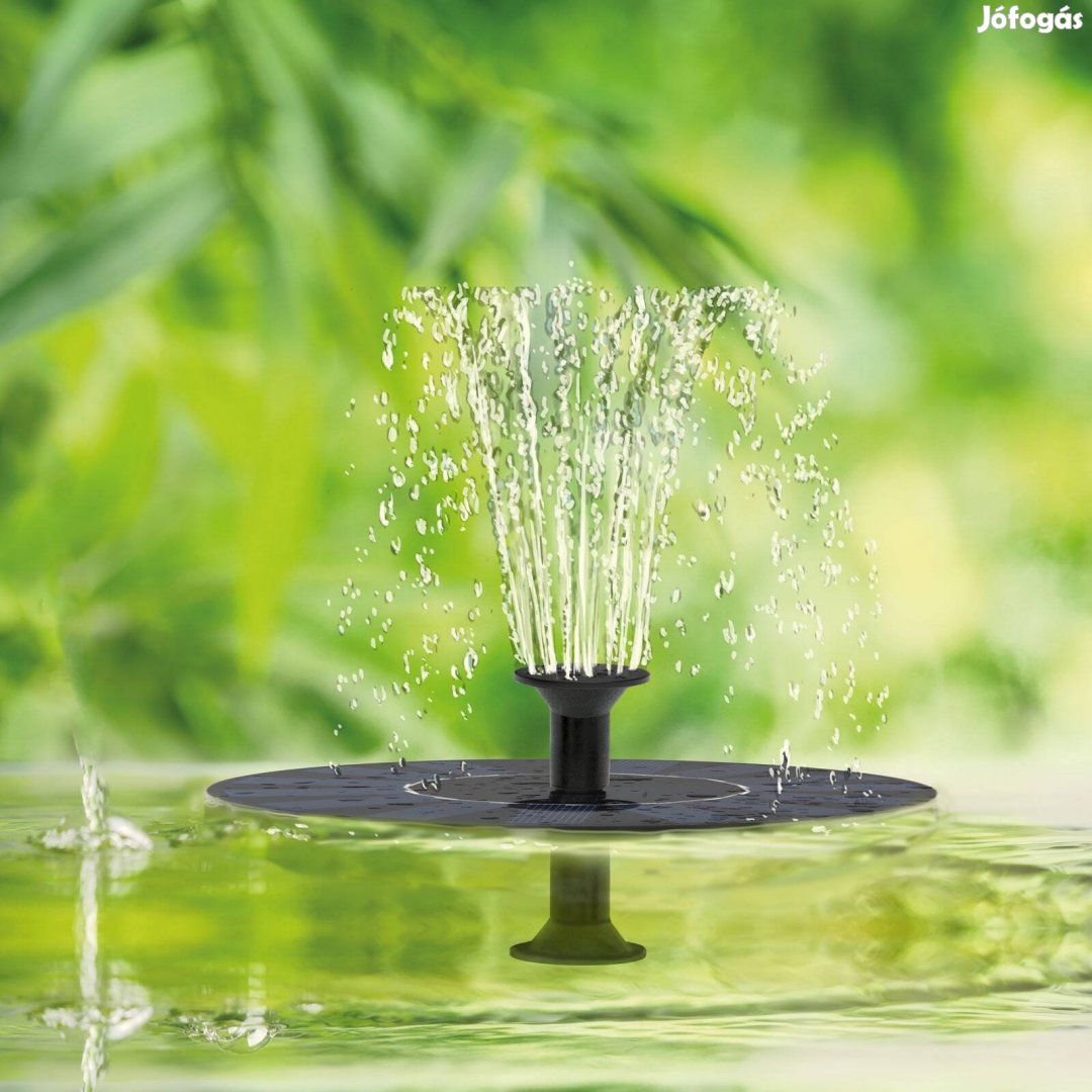 Csobogó Napelemes szökőkút szolár kerti tó szökőkút