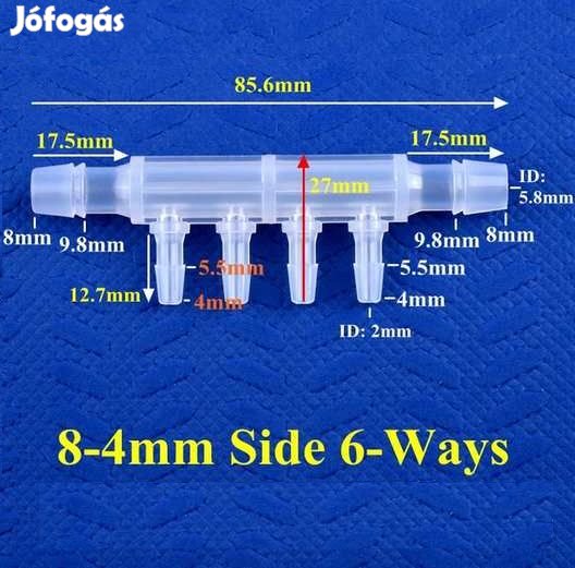 Csőcsatlakozós Leágazó 2-4 8mm-ből 5mm-be  (4932)