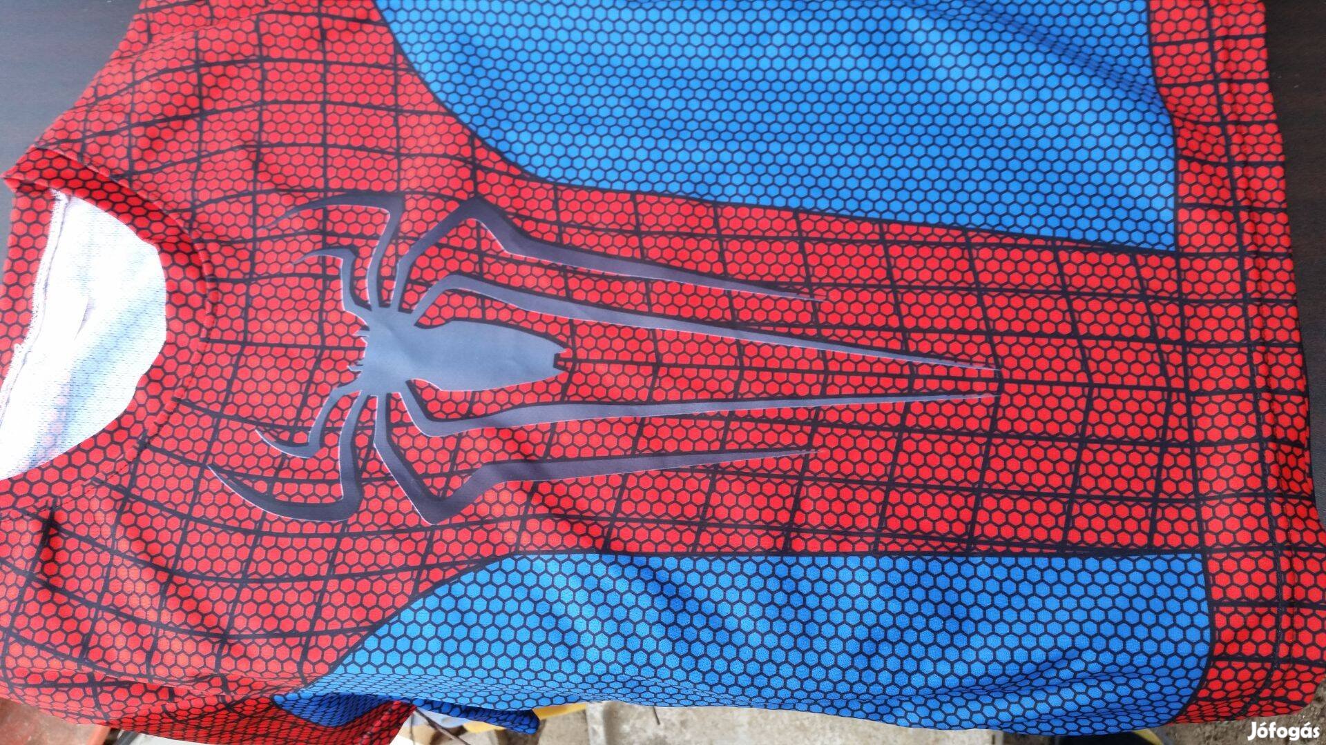 Csodálatos Pókember póló - Spider-Man piros-kék mintás, új, uniszex